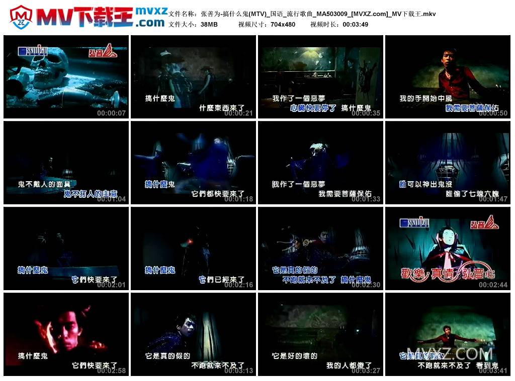 张善为-搞什么鬼(MTV)_国语_流行歌曲_MA503009